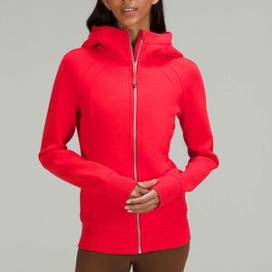 Lululemon Scuba Full-Zip Hoodie size 6 Carnation Red
